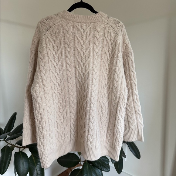 Aritzia The Group by Babaton Cable Knit Sweater - Cream - Picture 2 of 3